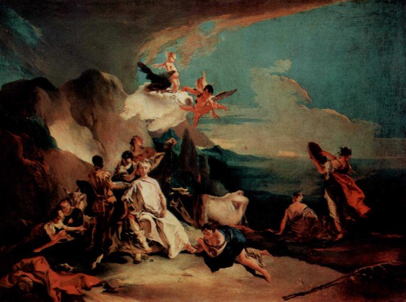 Giovanni Battista Tiepolo Der Raub der Europa Sweden oil painting art